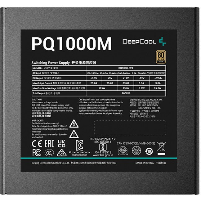 Afbeelding laden in galerijviewer, DeepCool PQ1000M
