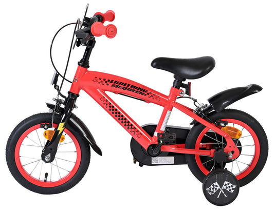 Disney autos disney cars kinderfiets - jongens - 12 inch - twee handremmen