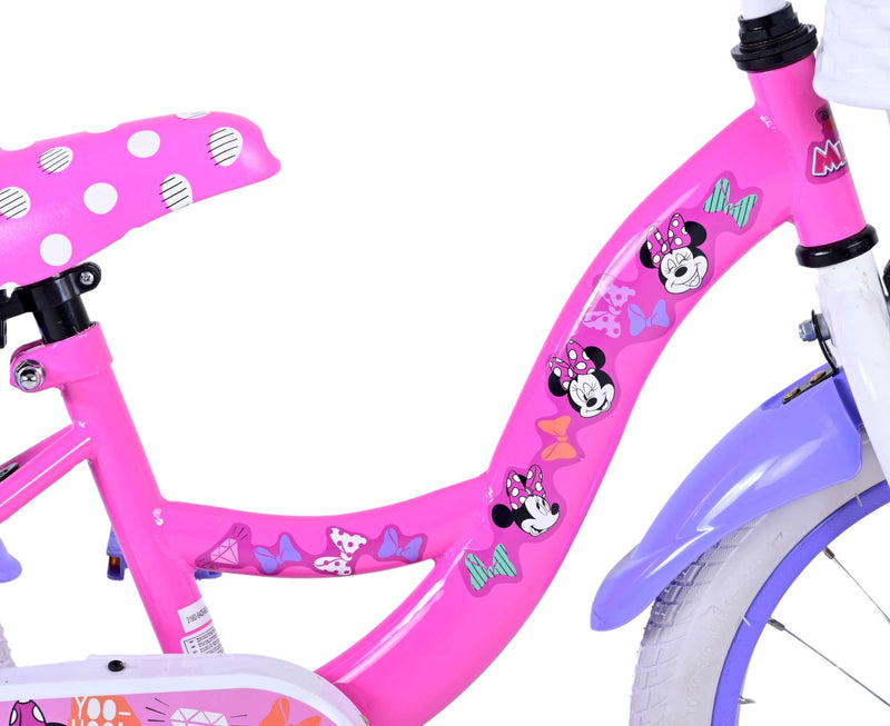 Afbeelding laden in galerijviewer, Minnie Cutest Ever! 16 Inch 29 cm Meisjes Terugtraprem Roze
