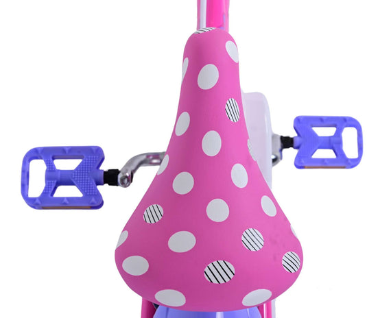 Disney minnie kinderfiets - meisjes - 16 inch - roze - twee handremmen