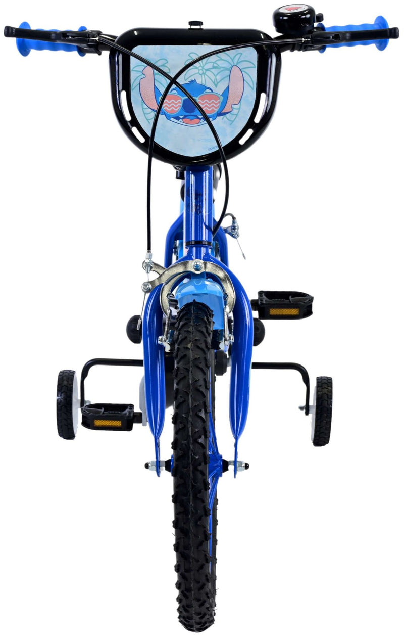 Afbeelding laden in galerijviewer, Stitch Stitch Kinderfiets Jongens 16 inch Blauw Twee handremmen
