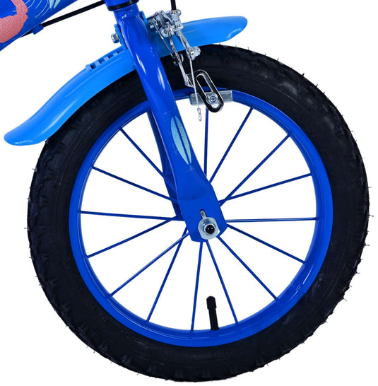 Stitch Stitch Kinderfiets Jongens 14 inch Blauw Twee handremmen