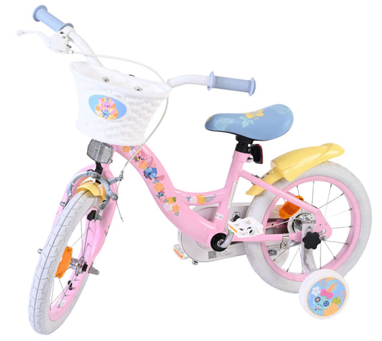 Stich disney stitch kinderfiets - meisjes - 14 inch - roze