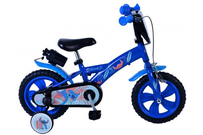 Afbeelding laden in galerijviewer, Stitch Stitch Kinderfiets Jongens 12 inch Blauw
