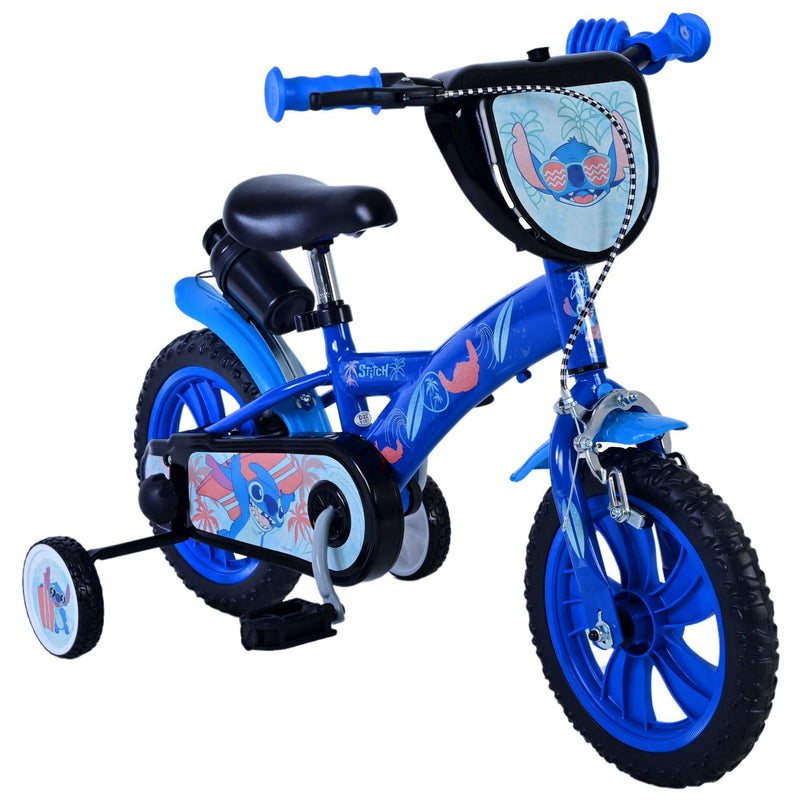 Afbeelding laden in galerijviewer, Stitch Stitch Kinderfiets Jongens 12 inch Blauw
