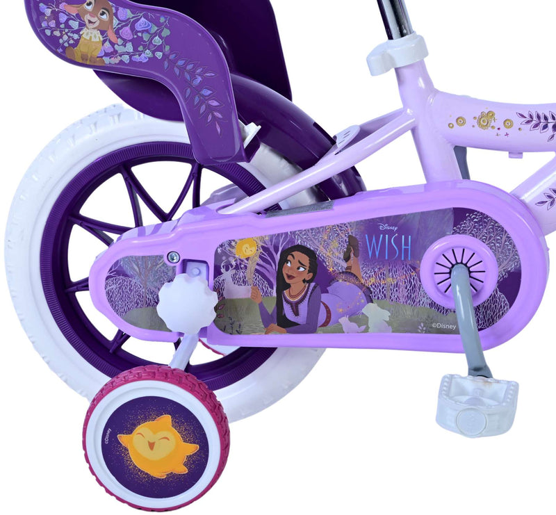 Afbeelding laden in galerijviewer, Wish Wish Wish Kinderfiets Meisjes 12 inch Paars
