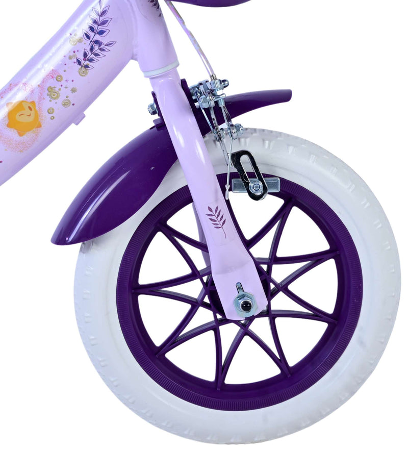 Afbeelding laden in galerijviewer, Wish Wish Wish Kinderfiets Meisjes 12 inch Paars
