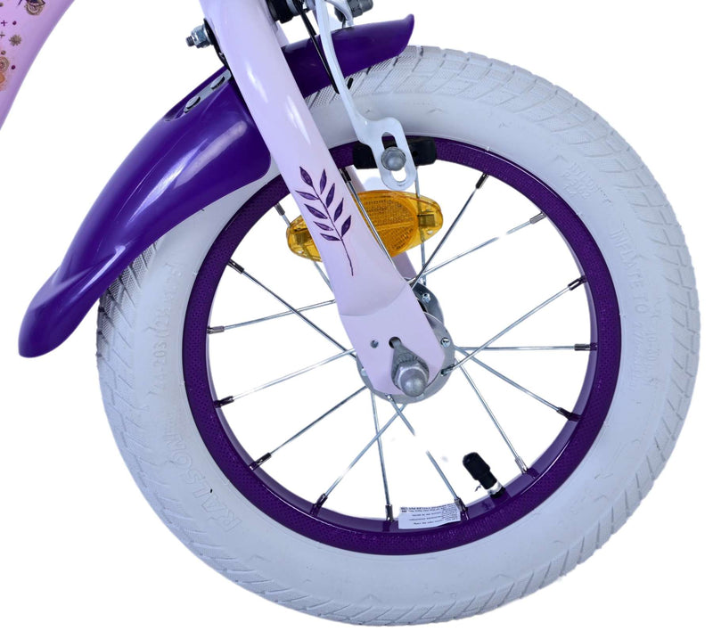 Afbeelding laden in galerijviewer, Wunsch disney wish kinderfiets - meisjes - 12 inch - paars - twee handremmen
