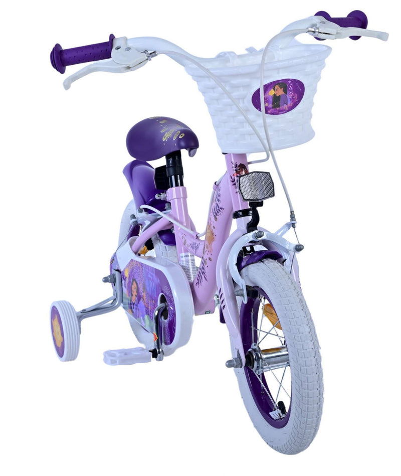 Afbeelding laden in galerijviewer, Wunsch disney wish kinderfiets - meisjes - 12 inch - paars - twee handremmen
