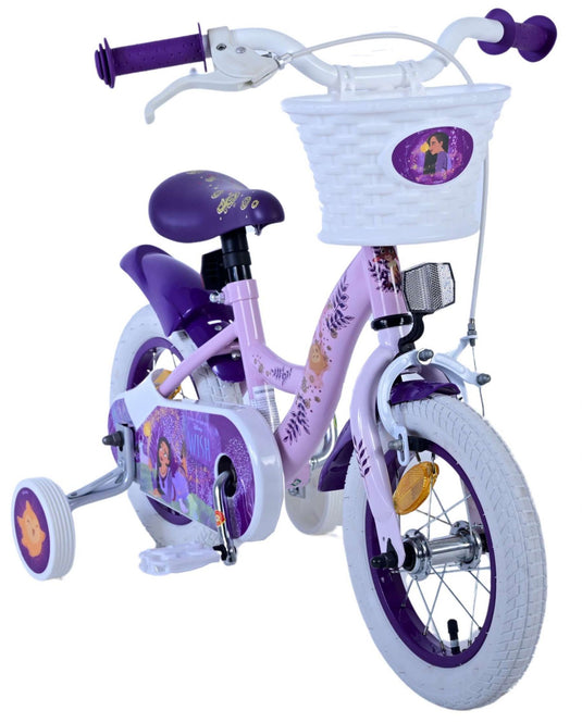 Volare disney wish kinderfiets - meisjes - 12 inch - paars