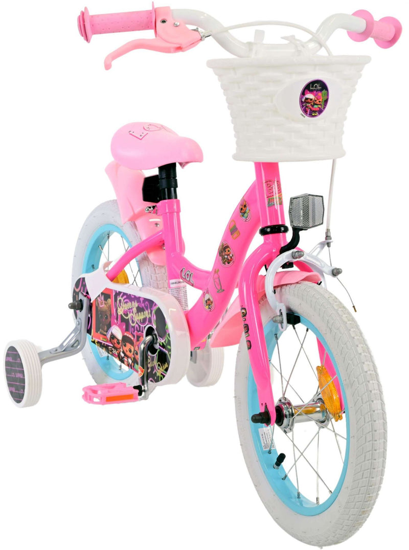 Afbeelding laden in galerijviewer, Volare dolls kinderfiets - meisjes - 14 inch - roze
