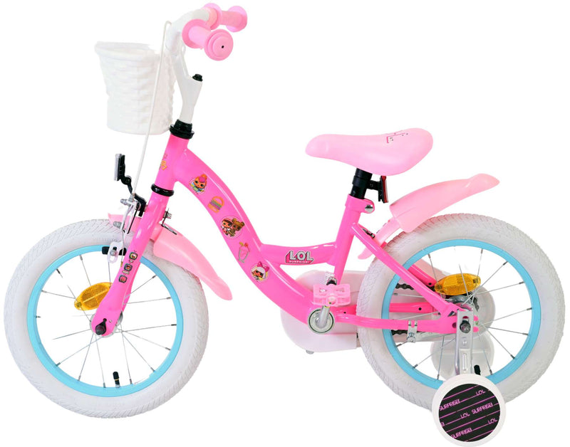 Afbeelding laden in galerijviewer, Volare dolls kinderfiets - meisjes - 14 inch - roze
