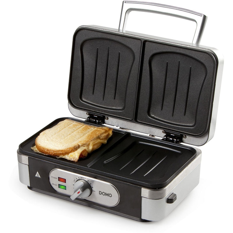 Afbeelding laden in galerijviewer, Domo snackmaker 3-in-1: croque-wafel-grill do9136c
