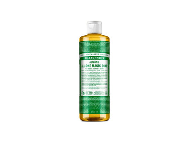 Dr. bronner's vloeibare zeep - pure castile - amandel - 475 ml