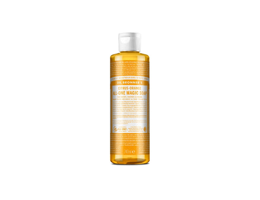 Dr. bronner's vloeibare zeep - pure castile - citrus - 240 ml