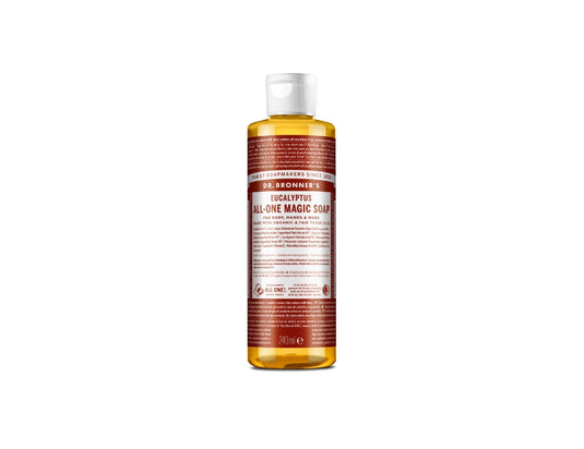 Dr. bronner's vloeibare zeep - pure castile - eucalyptus - 240 ml