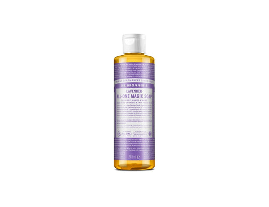 Dr. bronner's vloeibare zeep - pure castile - lavendel - 240 ml