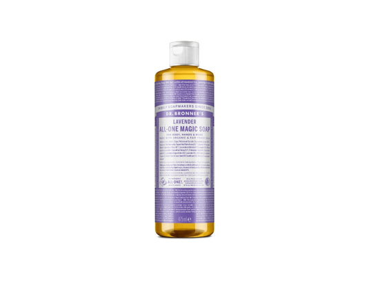 Dr. bronner's vloeibare zeep - pure castile - lavendel - 475 ml