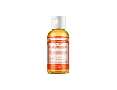 Dr. bronner's vloeibare zeep - pure castile - tea tree - 60 ml