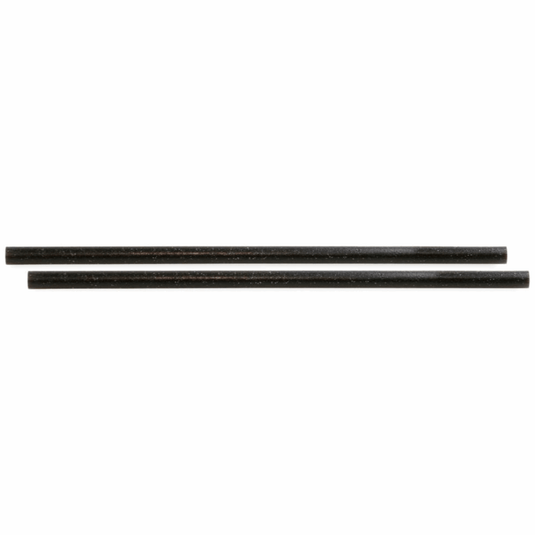Drinkrietje zwart cellulose 24 cm (100 stuks)