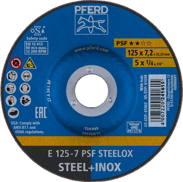 Pferd abs staal inox a24 125-7 | 10 stuks