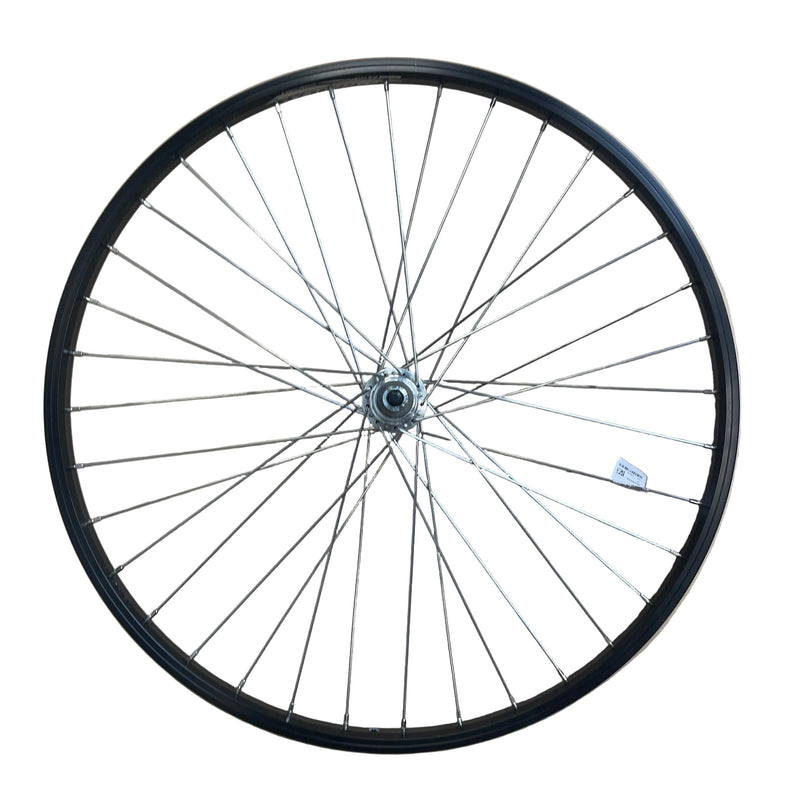 Afbeelding laden in galerijviewer, Rodi achterwiel 26 - 559x21 parallex new alu. zilver fm31 vast freewheel sp.14 rvs
