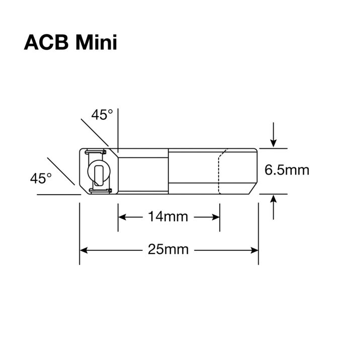 Afbeelding laden in galerijviewer, Enduro bearings acb mini bo - abec 5 - black oxide (angular contact) - 14,2x25x6,5 (45x45°)
