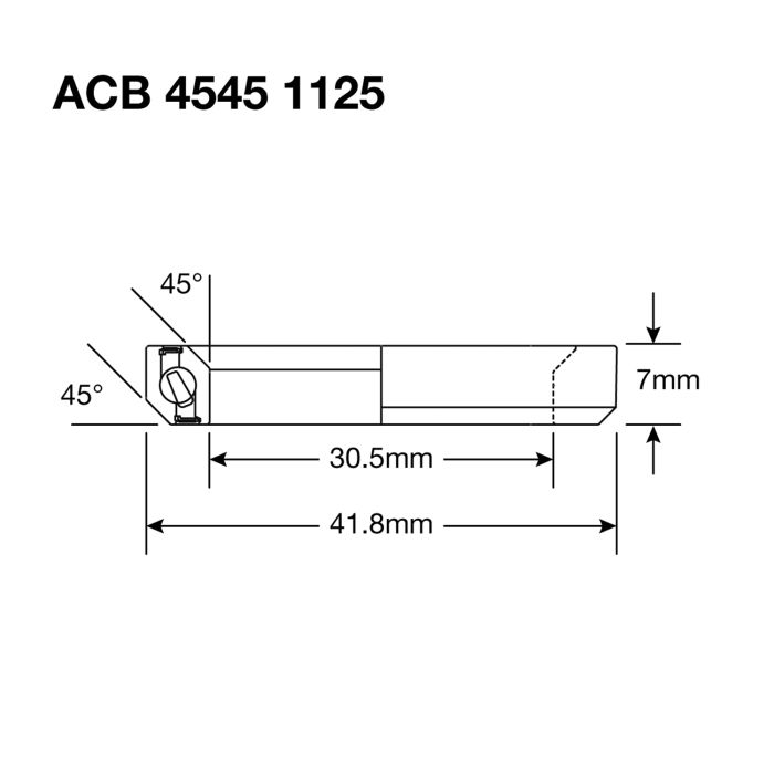 Afbeelding laden in galerijviewer, Enduro bearings acb 4545 1125 ss - 440c stainless (angular contact) - 30,5x41,8x6,5 (45x45°)
