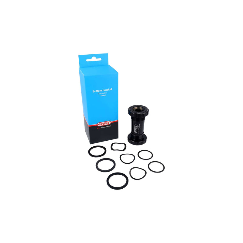 Afbeelding laden in galerijviewer, Trapas Elvedes Thread fit BSA voor Praxis road MTB 68-73 mm
