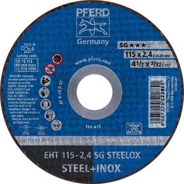 Pferd dss inox a46 115-2.4 | 25 stuks