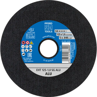 Pferd dss aluminium a60 125-1.0 | 25 stuks