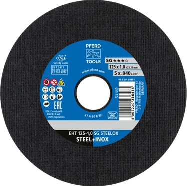 Pferd dss staal a60 125-1.0 | 25 stuks
