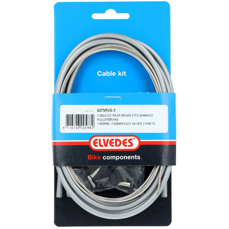 Afbeelding laden in galerijviewer, Elvedes kabel kit rem achter nexus zilver rvs 6275

