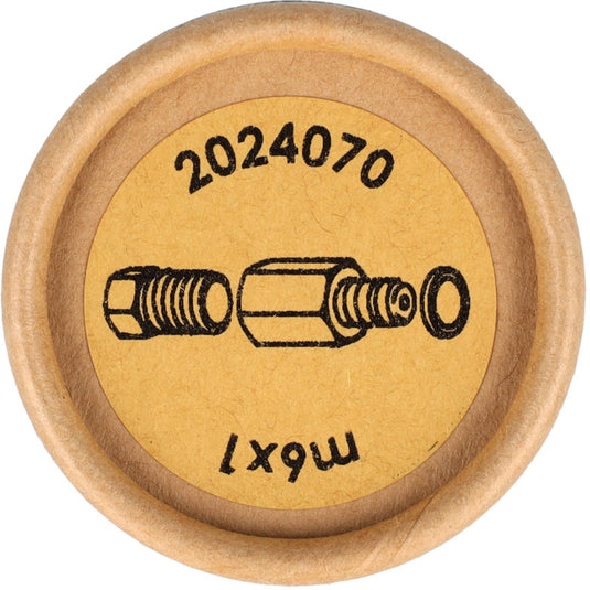 Elvedes set m6 connector, klembout en ring (4st)