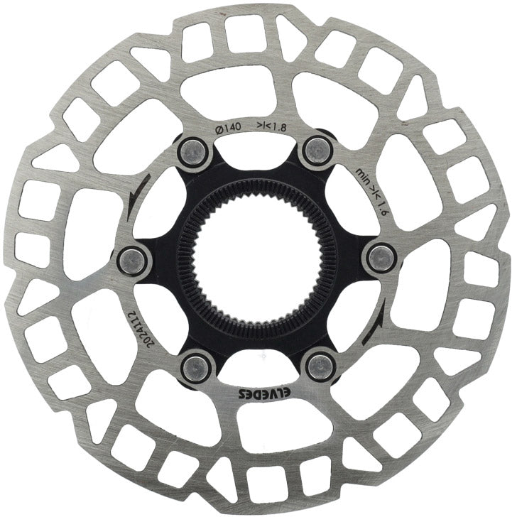 Afbeelding laden in galerijviewer, Elvedes remschijf centerlock �140mm d=1,8mm
