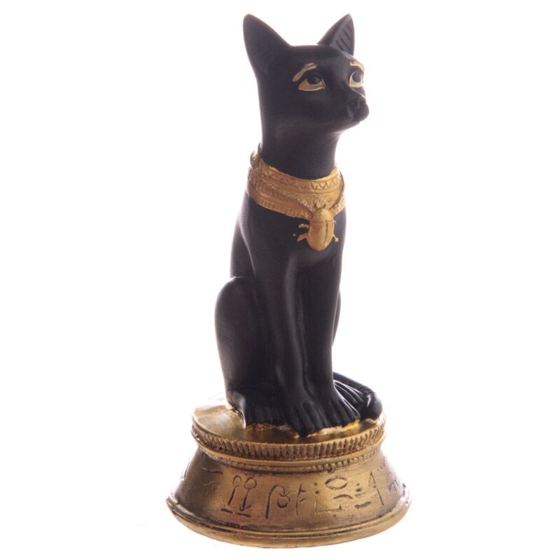 Afbeelding laden in galerijviewer, Egypte - zwart goud bast draagt een scarabee ketting
