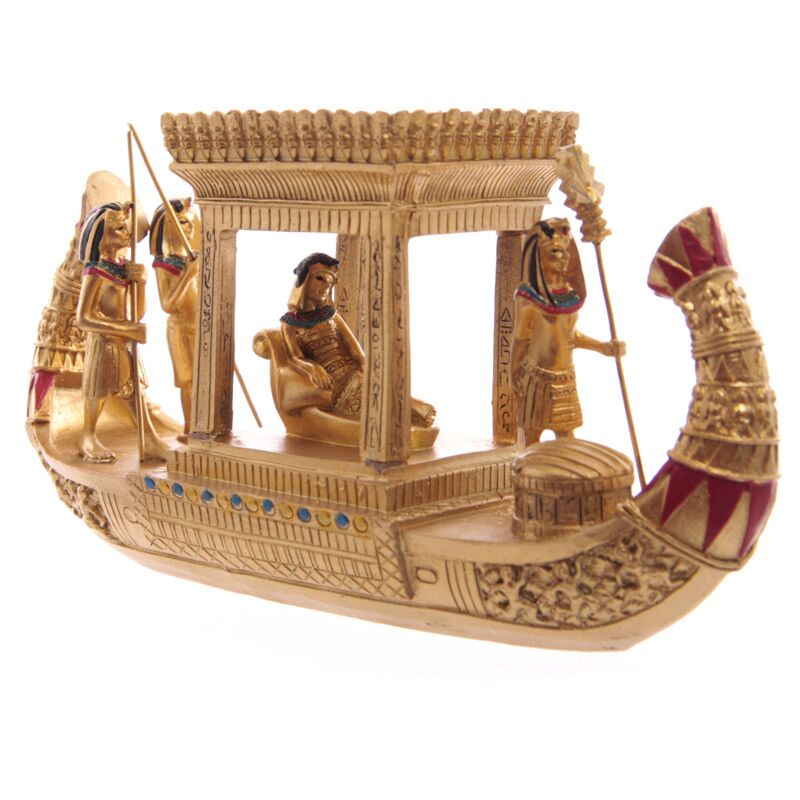 Afbeelding laden in galerijviewer, Egypte - gouden overdekte boot
