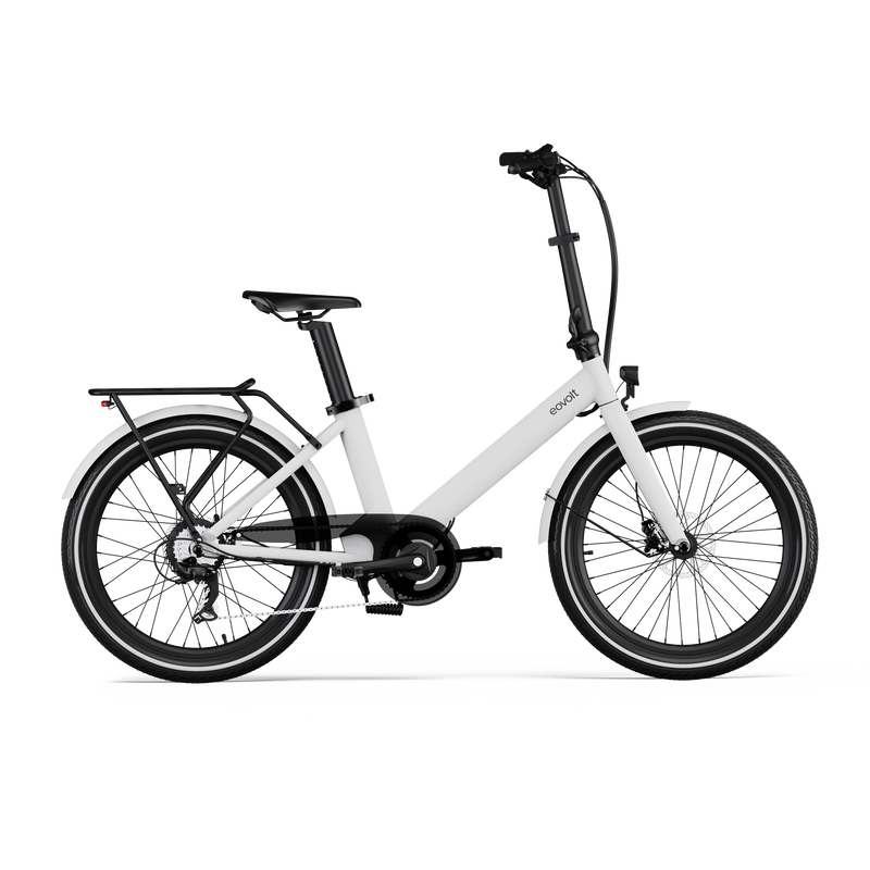 Afbeelding laden in galerijviewer, Eovolt Elektrische compactfiets Evening 24 v2 grijs
