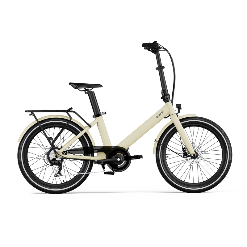 Afbeelding laden in galerijviewer, Eovolt Elektrische compactfiets Evening 24 v2 zand
