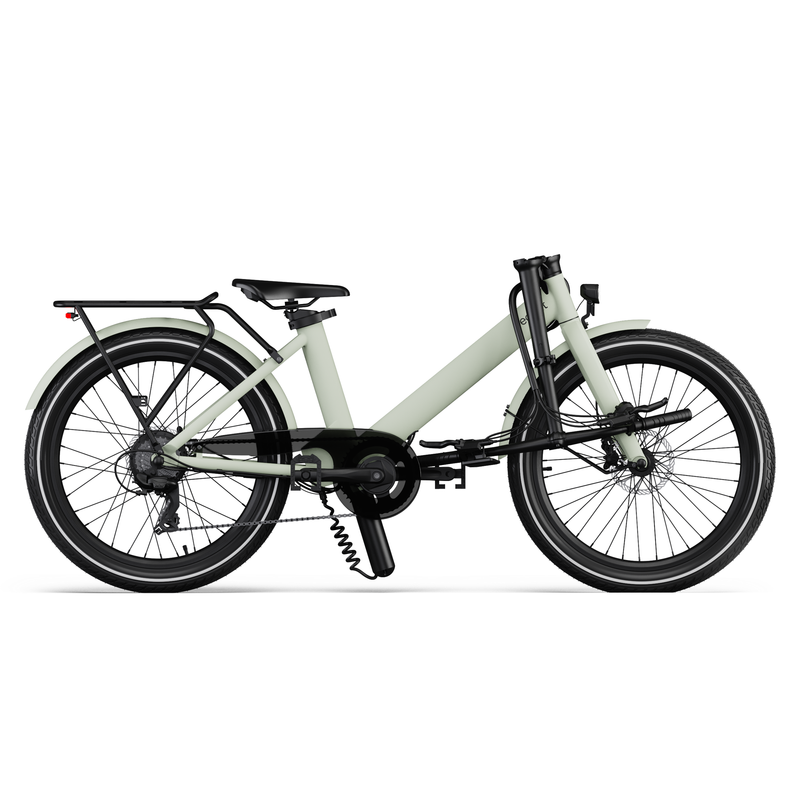 Afbeelding laden in galerijviewer, Eovolt Elektrische compactfiets Evening 24 v2 groen
