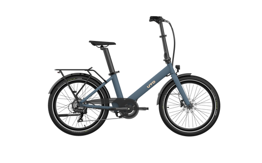 Uto elektrische compactfiets og24 v1 blauw