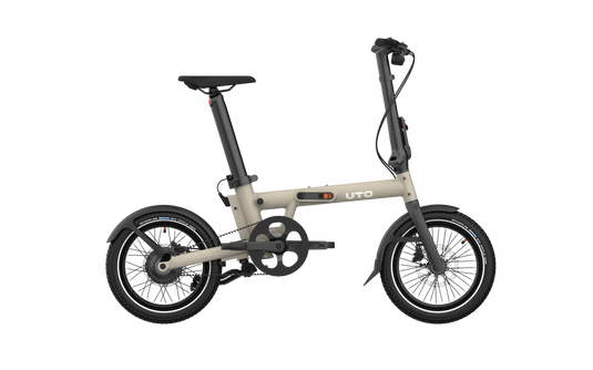 Uto elektrische vouwfiets pro16 v0 uart taupe