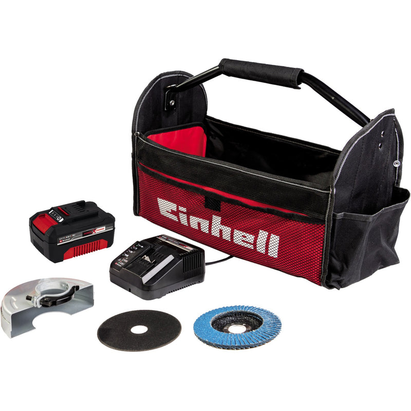 Afbeelding laden in galerijviewer, Einhell Einhell Accu Haakse Slijper TC-AG 18 115 Li Kit
