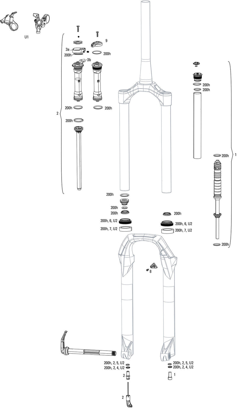 Afbeelding laden in galerijviewer, Rockshox verende voorvork judy silver tk susp.fork rs judy sil.tk 120mm black poploc
