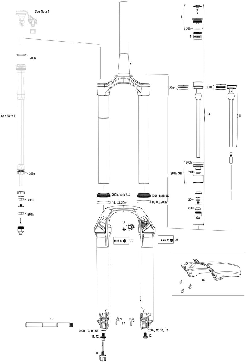 Afbeelding laden in galerijviewer, Rockshox federgabel lyrik ultimate flight attendant susp.fork rs lyrik ult. fa 27,5 29 160mm bl.
