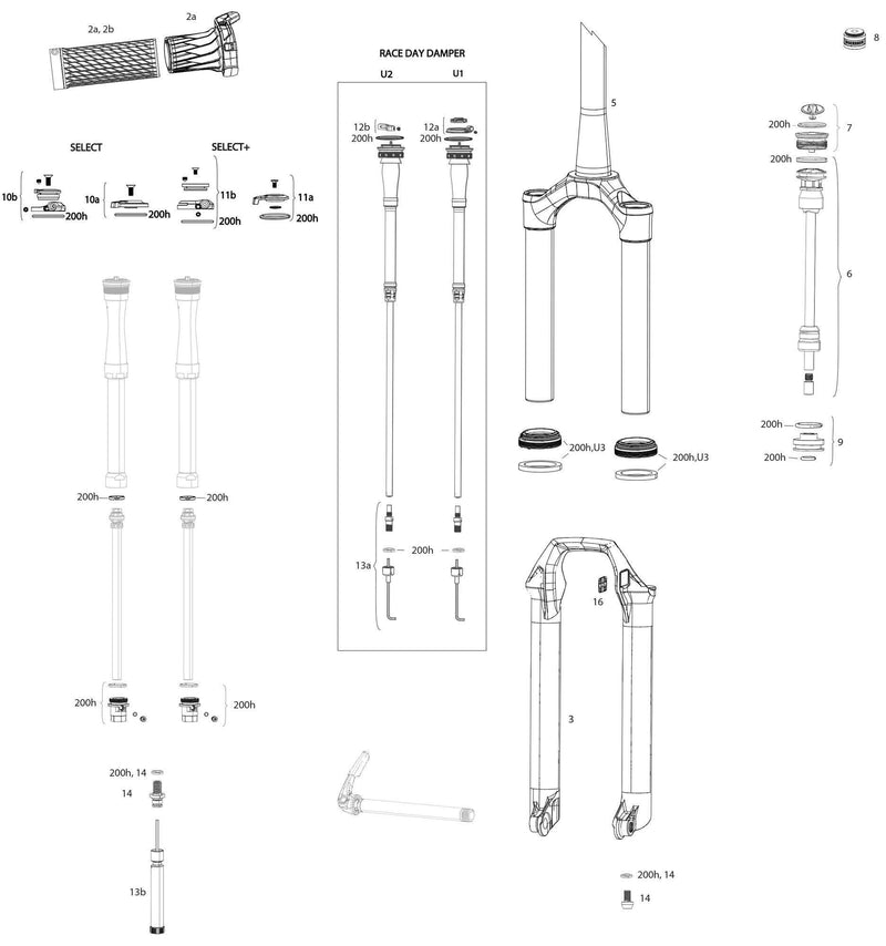 Afbeelding laden in galerijviewer, Rockshox federgabel sid select rl 3p susp.fork rs sid sel.rl 3p 27,5 + 29 boost
