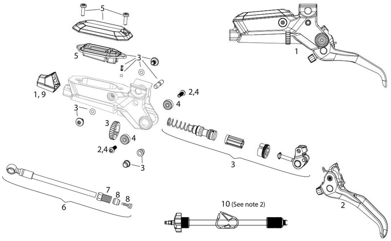 Afbeelding laden in galerijviewer, Sram schijfrem maven silver a1 disc brake maven silver rear 2000mm
