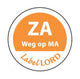 Daymark etiket ‘zaterdag weg op maandag’ (500 stuks)