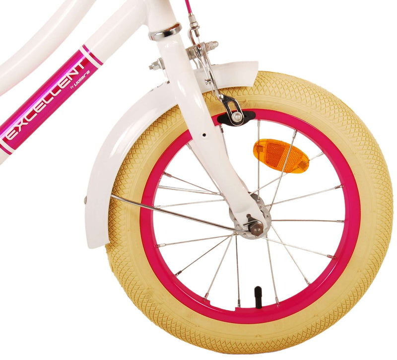 Afbeelding laden in galerijviewer, Volare excellent kinderfiets - meisjes - 14 inch - wit

