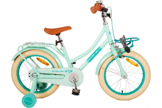 Afbeelding laden in galerijviewer, Volare 16 inch fiets excellent mintgroen oma transport 51631
